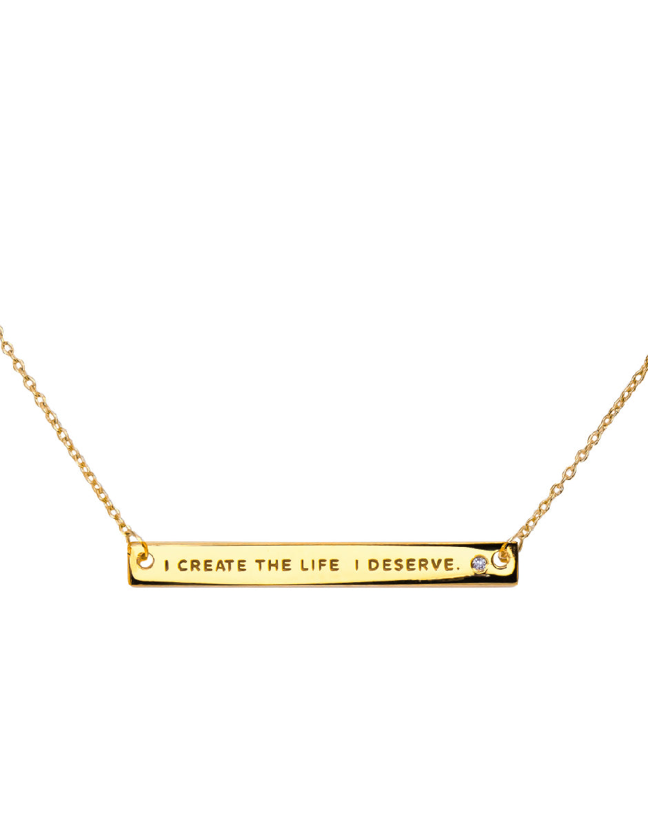 Collar frase empoderamiento Salma Plata .925