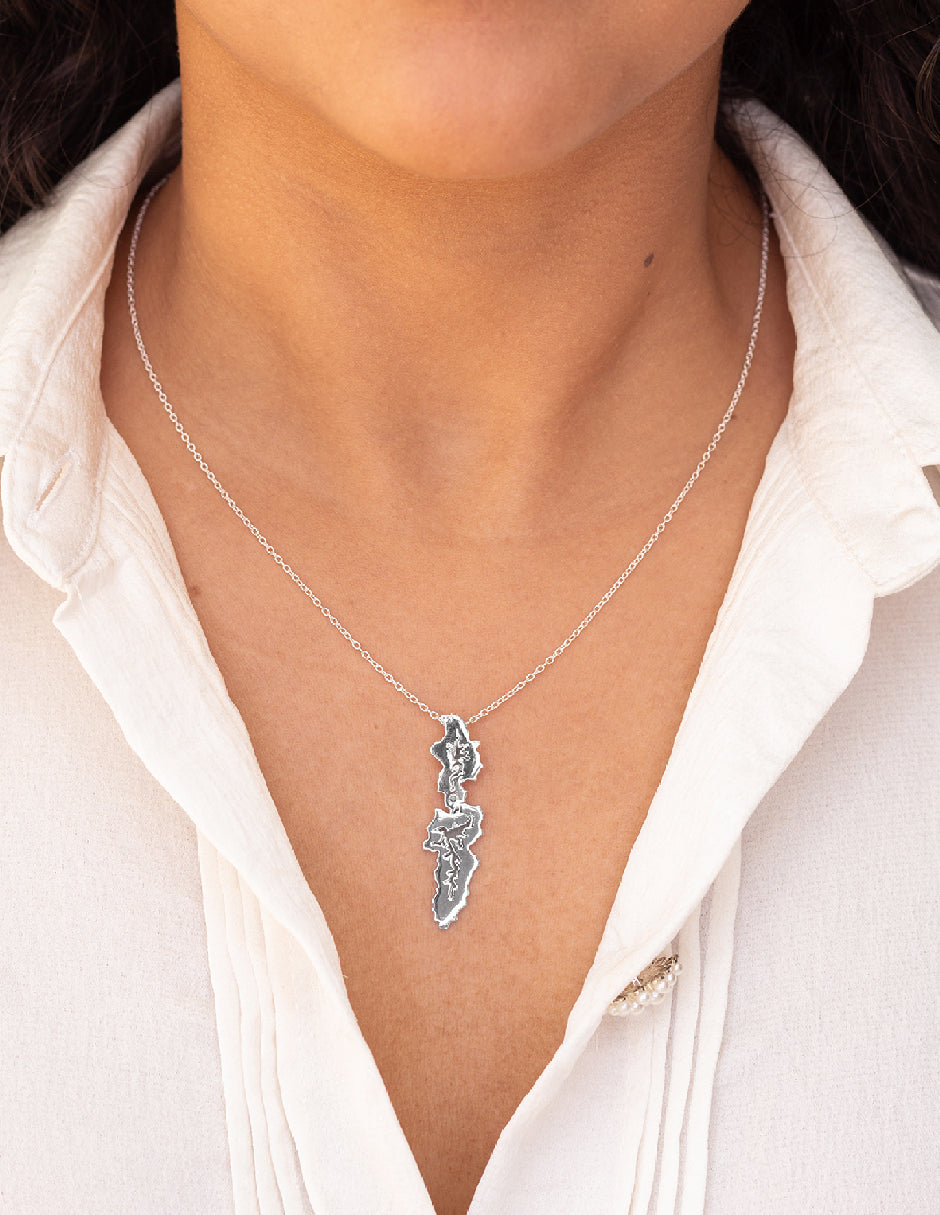 Collar grietas Greta Plata .925