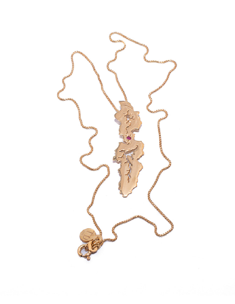 Collar grietas Greta Plata .925