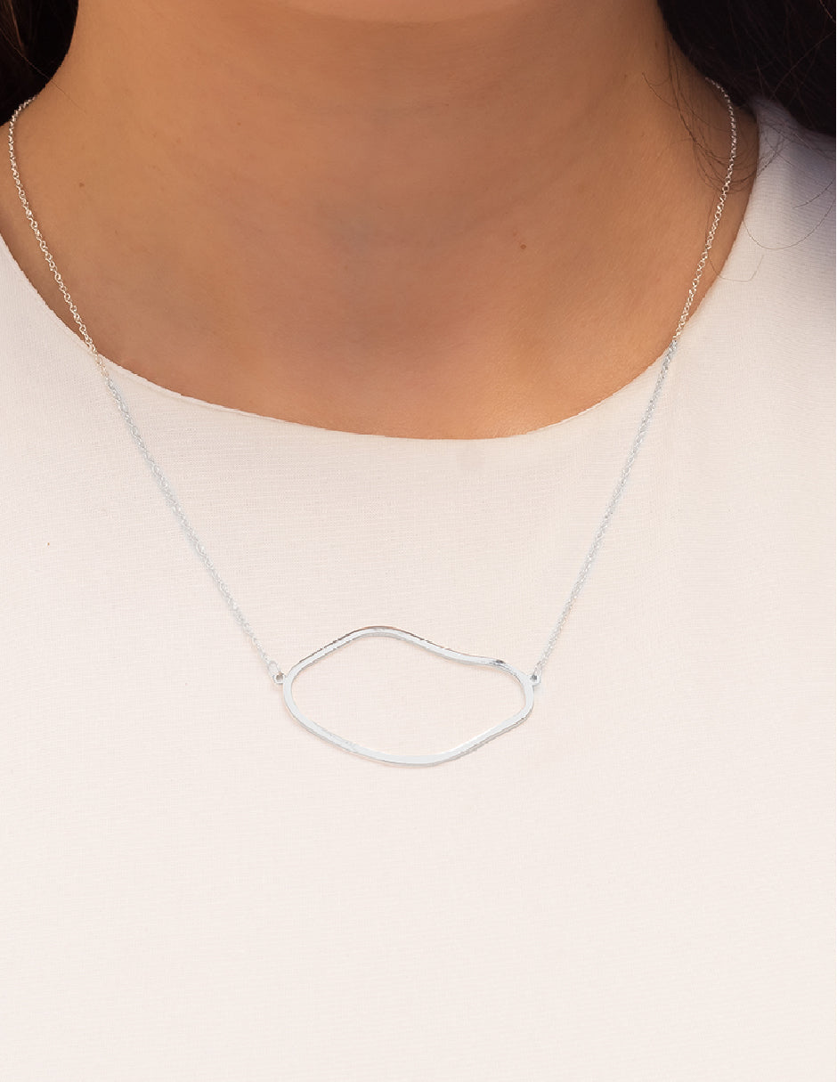 Collar orgánico Aldora Plata .925