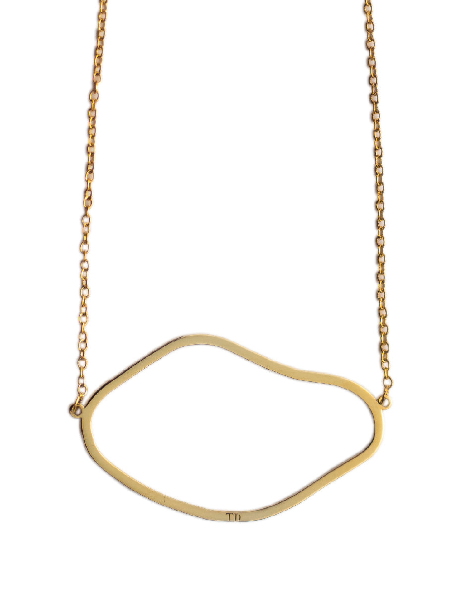 Collar orgánico Aldora Plata .925