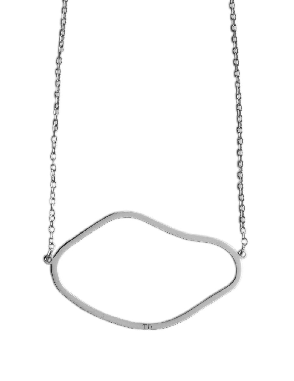 Collar orgánico Aldora Plata .925