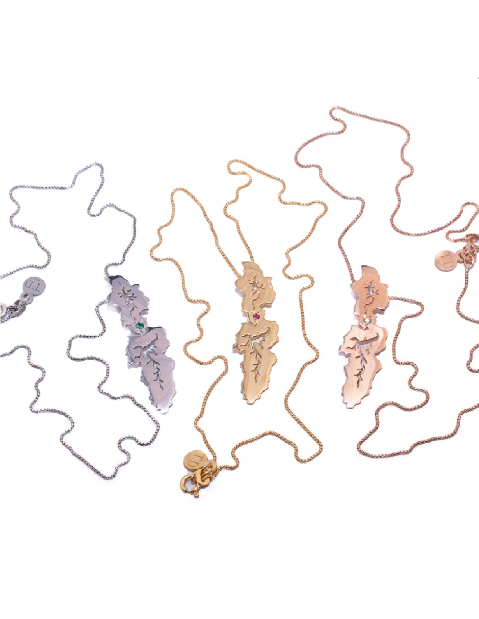 Collar grietas Greta Plata .925