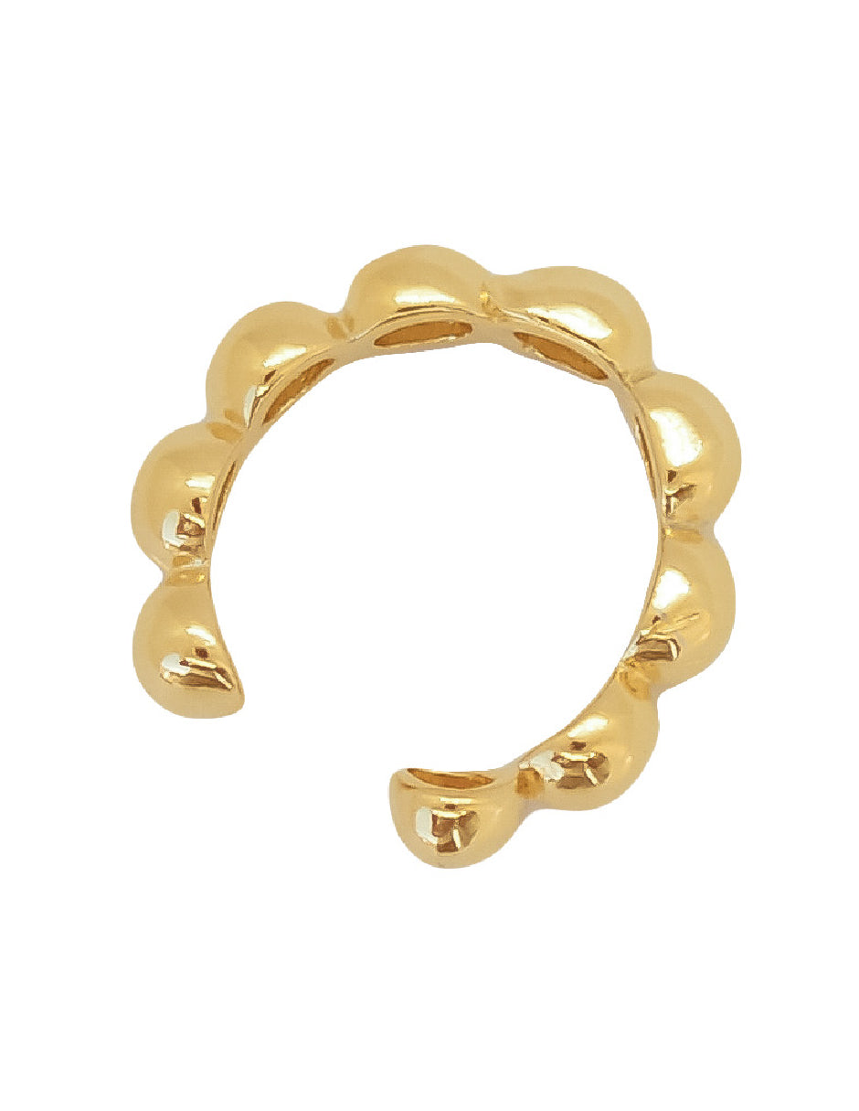 Ear cuff Bubbles Plata .925