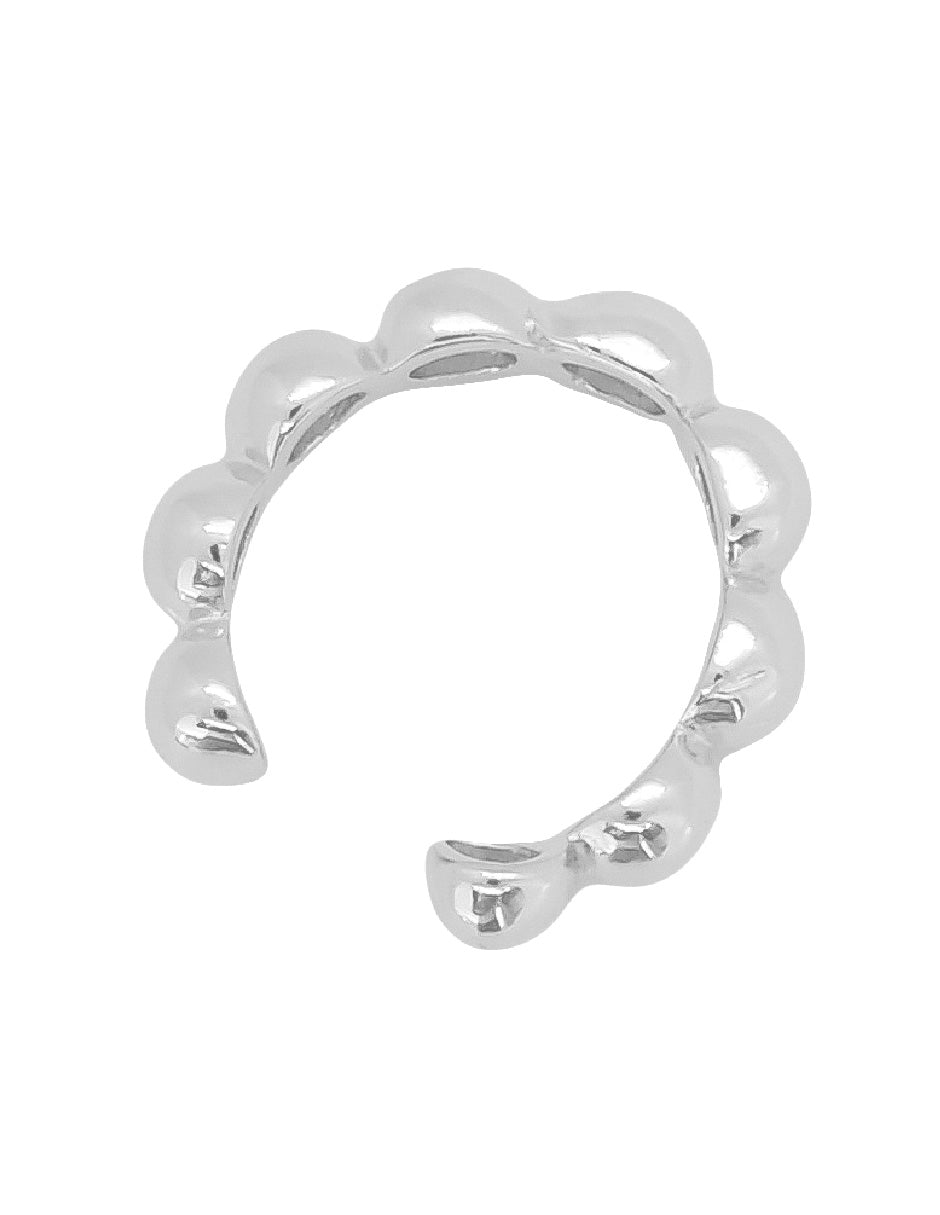 Ear cuff Bubbles Plata .925