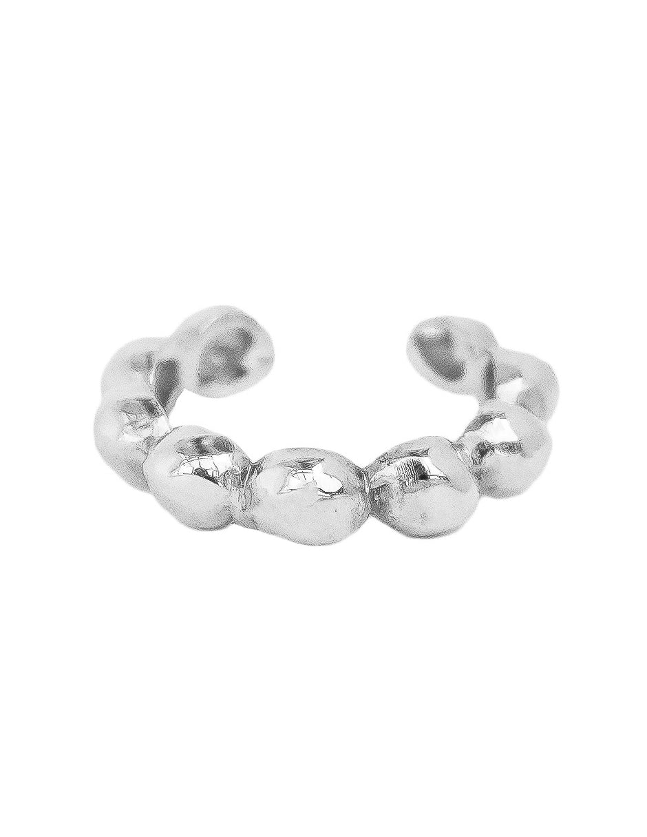Ear cuff Bubbles Plata .925