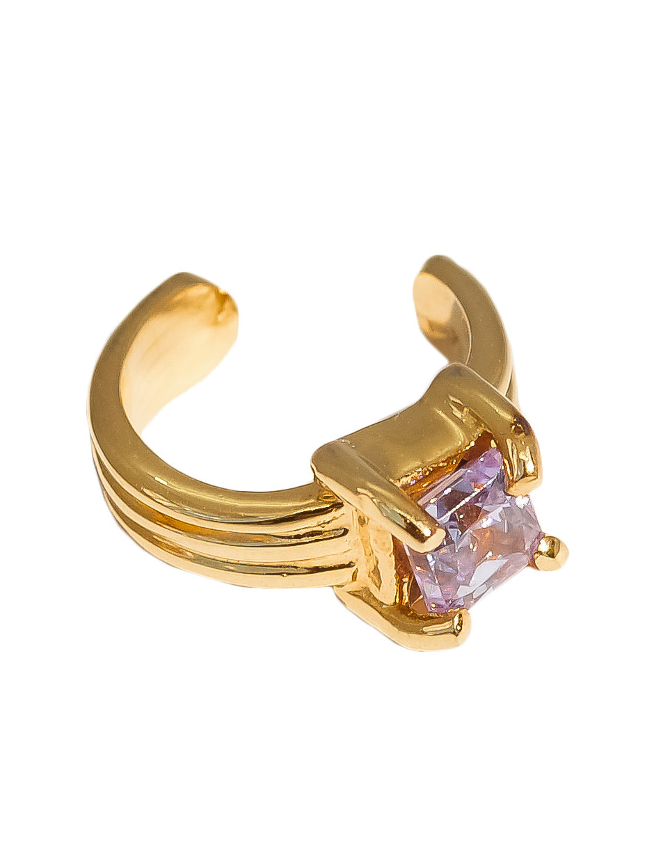 Ear cuff Nina con piedra Plata .925