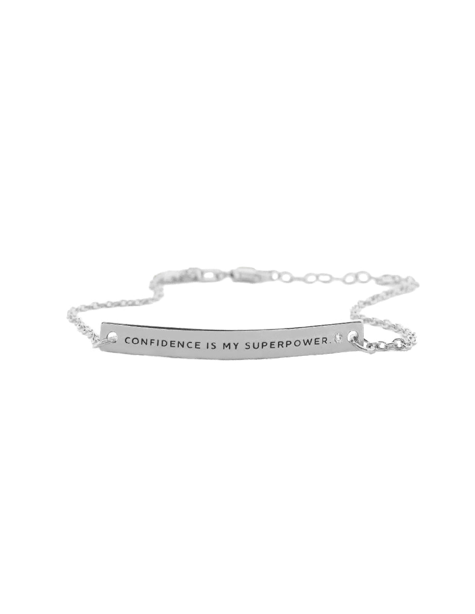 Pulsera frase empoderamiento Plata .925 Salma