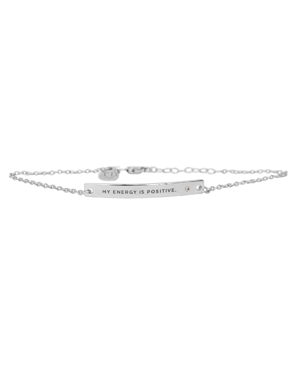 Pulsera frase empoderamiento Plata .925 Salma