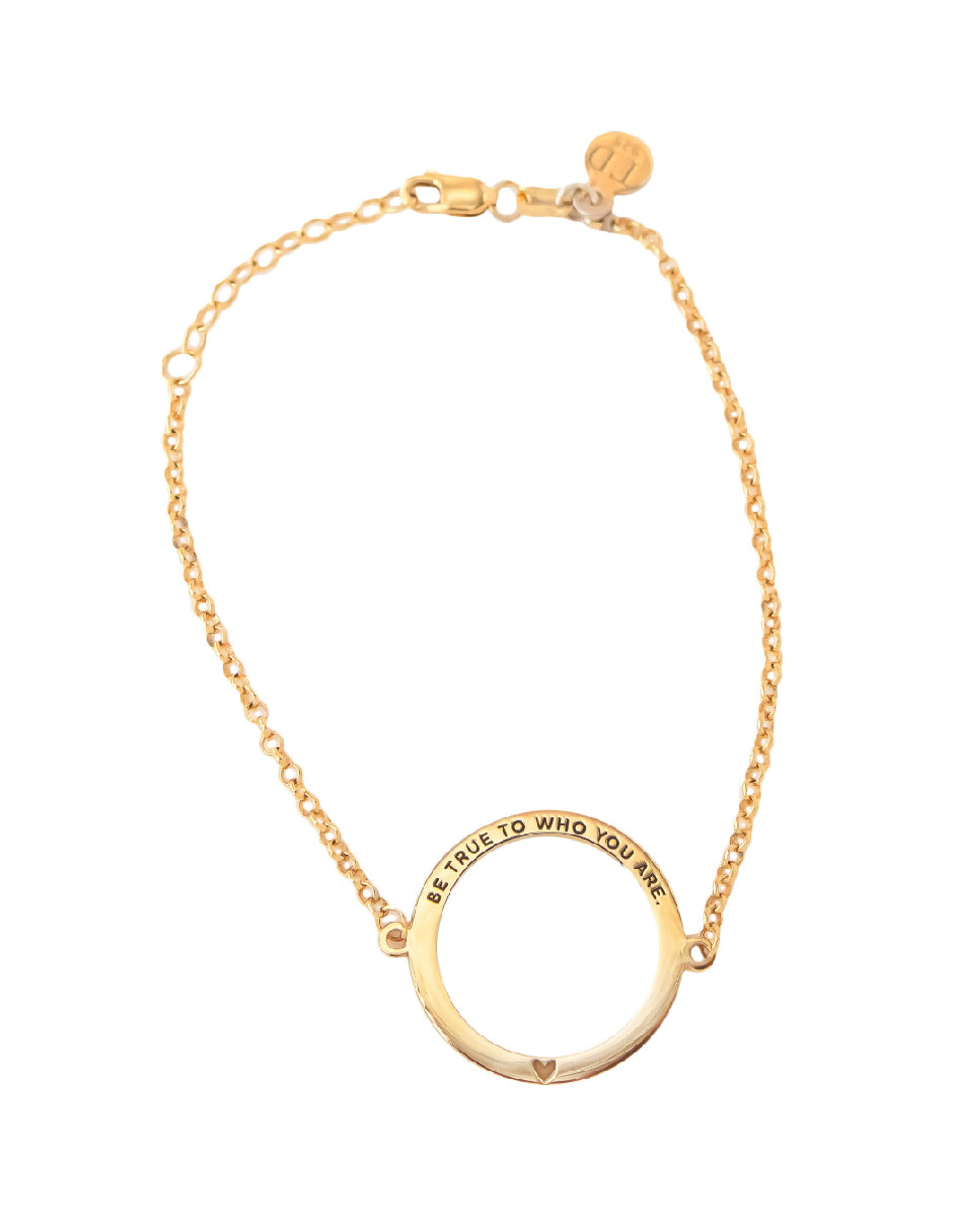 Pulsera frase empoderamiento Lara Plata .925