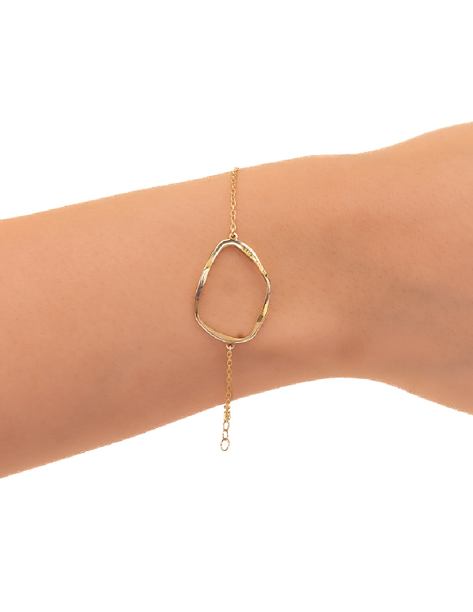 Pulsera orgánica Aldora Plata .925