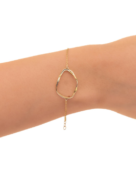 Pulsera orgánica Aldora Plata .925