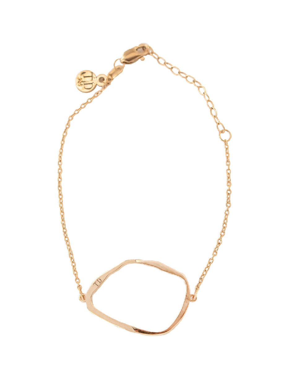 Pulsera orgánica Aldora Plata .925