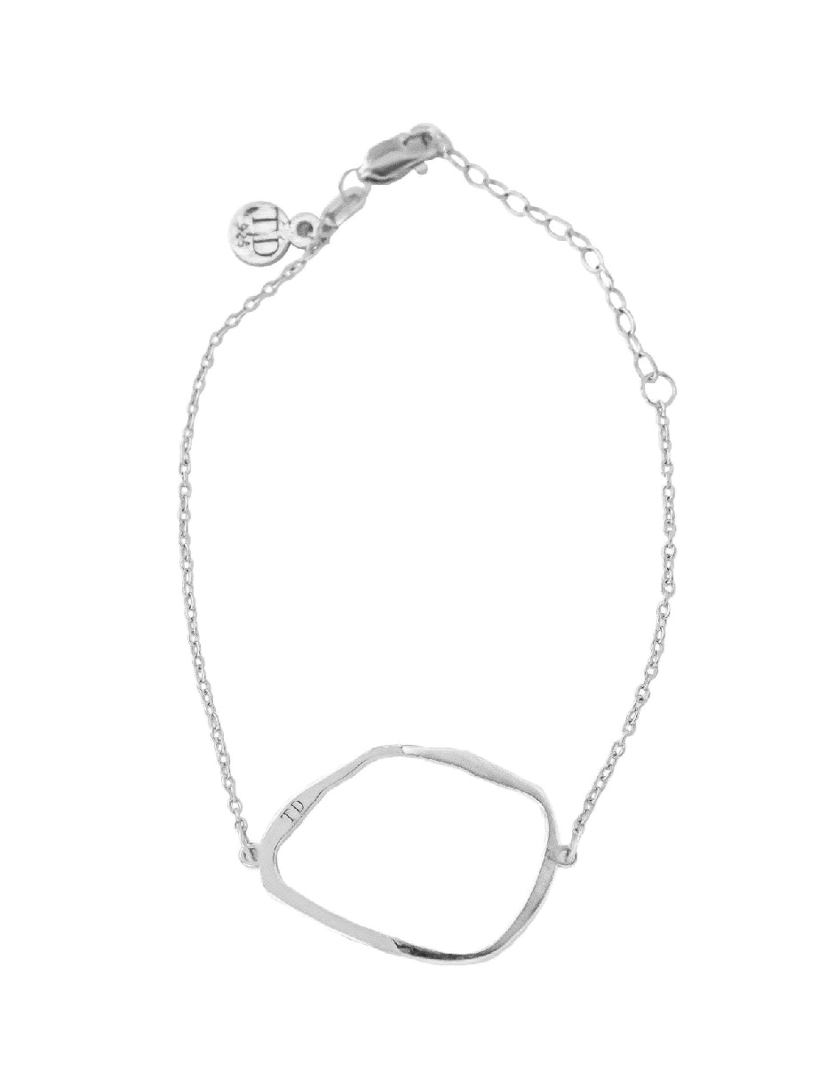 Pulsera orgánica Aldora Plata .925