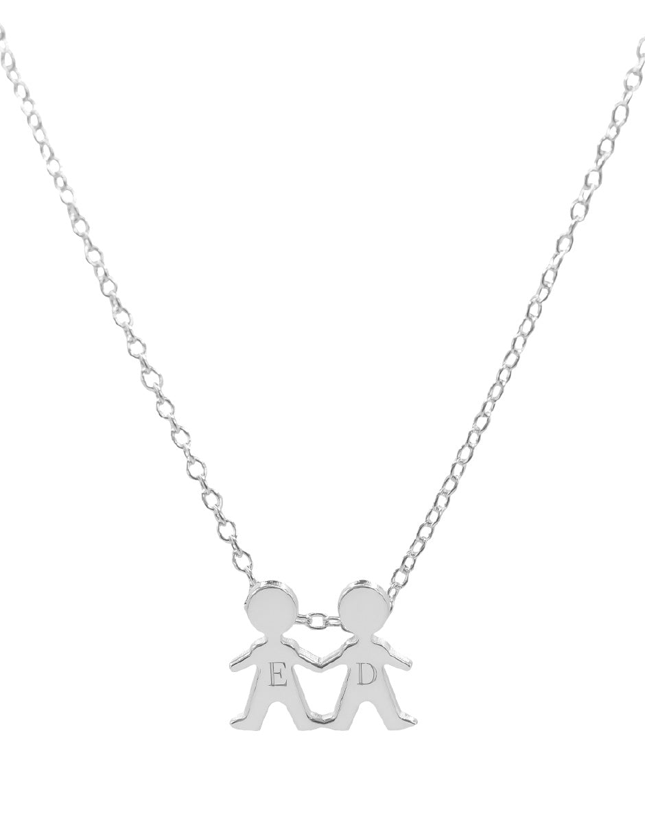 Collar en plata .925 con dije conmemorativo Día de las Madres