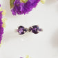 Anillo corazones amatistas Aimi Plata .925