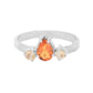 Anillo citrinos Calista Plata .925