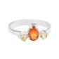 Anillo citrinos Calista Plata .925
