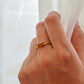 Anillo citrino Citrinus Plata .925 con Chapa de Oro 14k