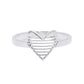 Anillo corazón Pierce Plata .925