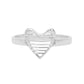 Anillo corazón Pierce Plata .925