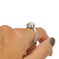Anillo perla orgánica Naomi Plata .925