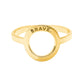 Anillo frase empoderamiento Lara Plata .925