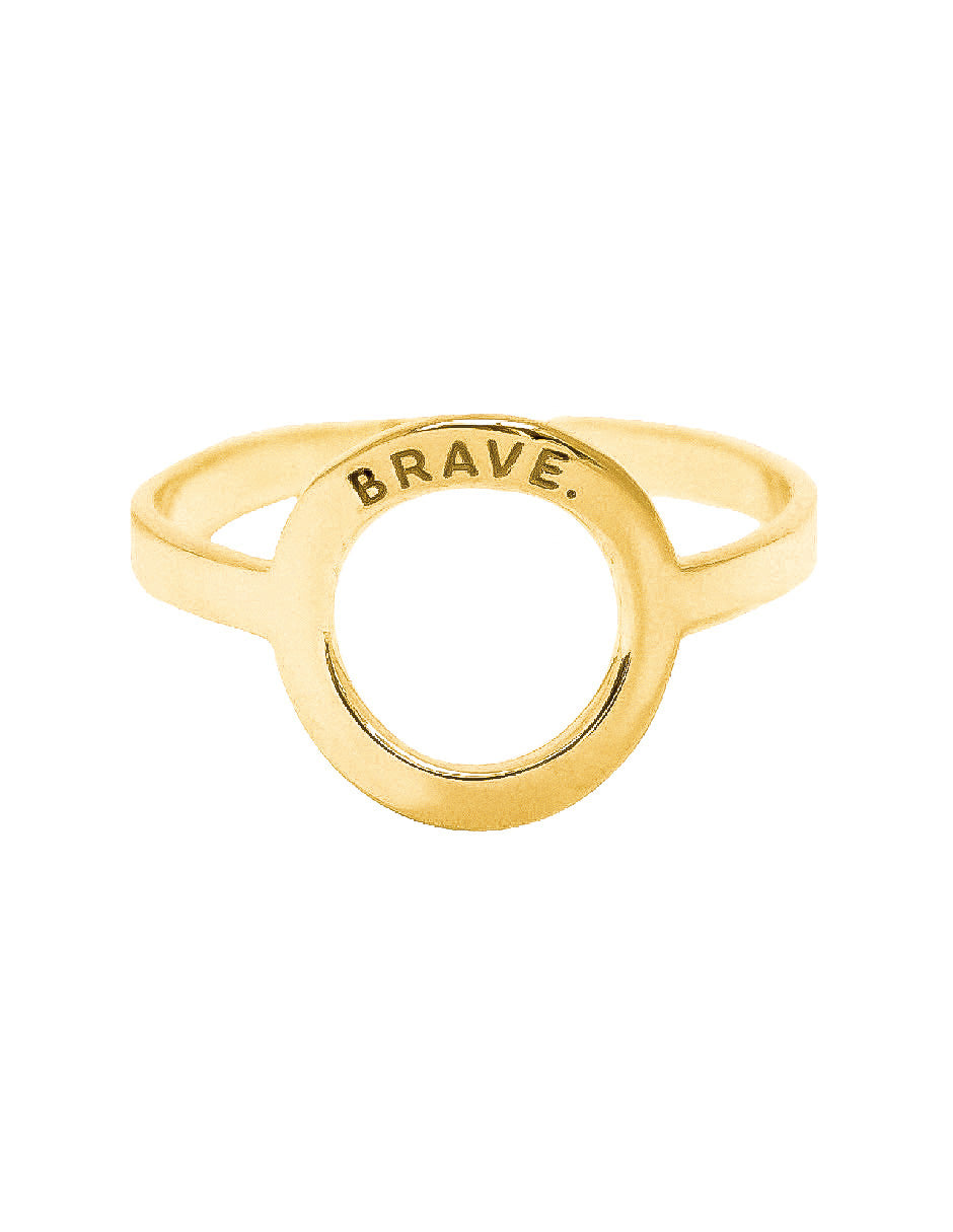 Anillo frase empoderamiento Lara Plata .925
