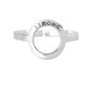 Anillo frase empoderamiento Lara Plata .925
