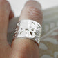 Anillo papel picado Quetzalcóatl Plata .925