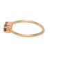 Anillo citrino Citrinus Plata .925 con Chapa de Oro 14k