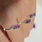 Anillo corazones amatistas Aimi Plata .925