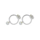 Aretes con perla Levi aros Plata .925