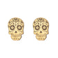 Aretes calavera Yayahuic Plata .925