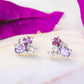 Aretes piedras naturales Space Plata .925