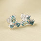 Aretes piedras naturales Space Plata .925