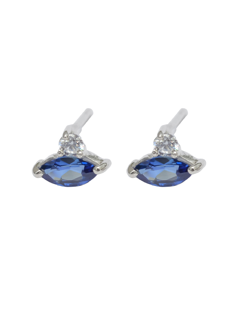 Aretes piedras naturales Adara Plata .925