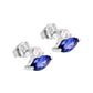 Aretes piedras naturales Adara Plata .925