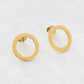 Aretes aros Levi  Plata .925