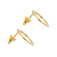 Aretes aros Levi  Plata .925