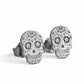 Aretes calavera Yayahuic Plata .925