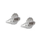 Aretes caracol Clarion Plata .925