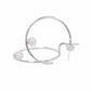 Aretes de Perlas Julieta en Plata 925
