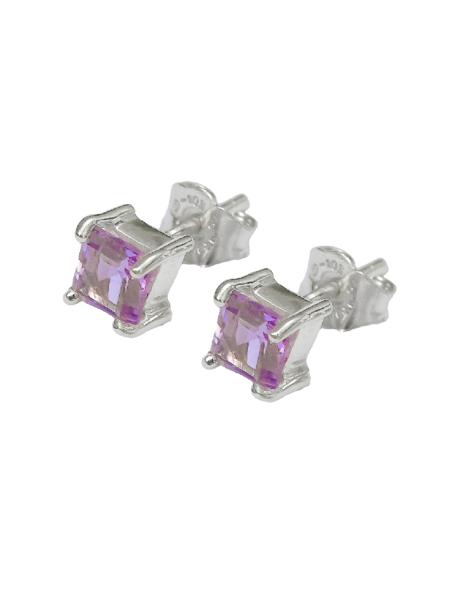Aretes piedras naturales Bimba Plata .925