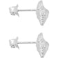 Aretes caracol Clarion Plata .925