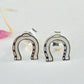 Aretes herradura Asher Plata .925