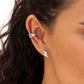 Aretes caracol Clarion Plata .925
