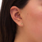 Aretes herradura  mini Asher Plata .925