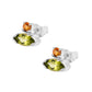 Aretes piedras naturales Adara Plata .925