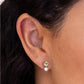 Aretes peridoto y perla Perina Plata .925